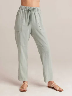 Utility Broek Met Strikceintuur - Oasis Green>Bella Dahl Fashion