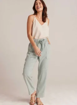 Utility Broek Met Strikceintuur - Oasis Green><noscript><img width=