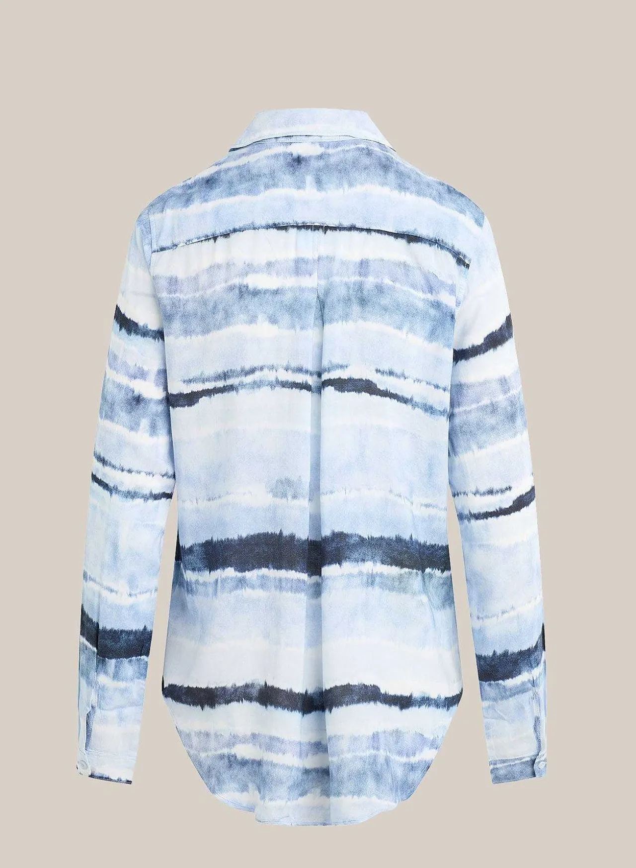 Zak Met Knoopsluiting - Indigo Strepenprint>Bella Dahl Clearance