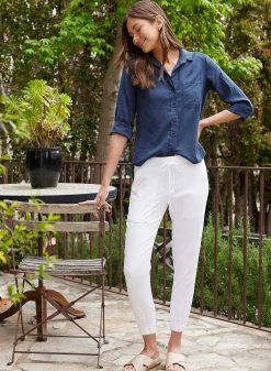 Zakjoggingbroek - Wit><noscript><img width=