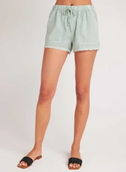 Zakshort Met Rafelige Zoom - Oasis Green>Bella Dahl Flash Sale