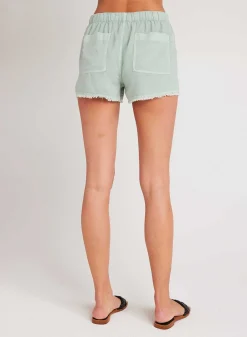 Zakshort Met Rafelige Zoom - Oasis Green>Bella Dahl Flash Sale